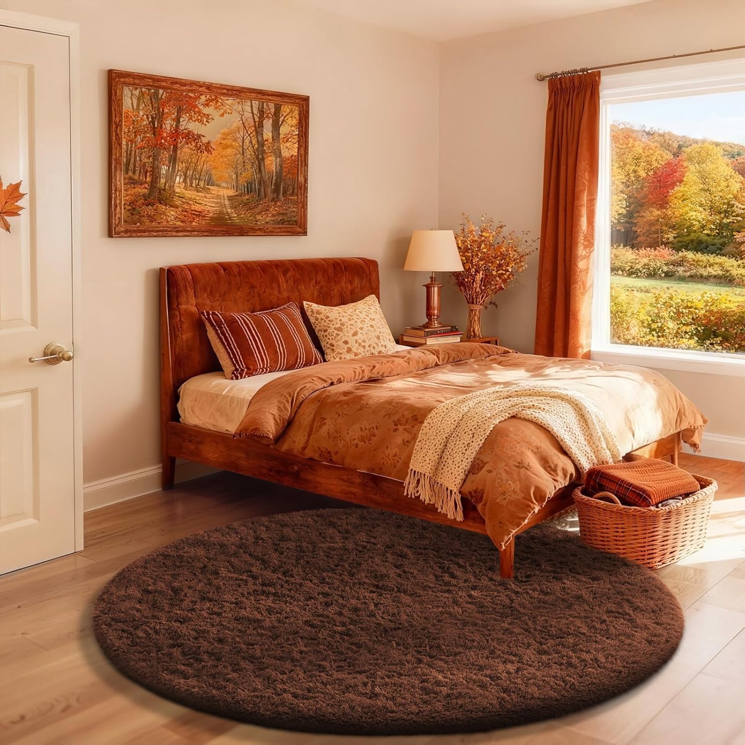 Ophanie Area Rugs 9x12 Living Room, Large Grey Bedroom Carpet, Big Shag Indoor Thick Soft Nursery Rug, Gray Fluffy Carpets for Boy and Girls Room Dorm Home Decor Aesthetic